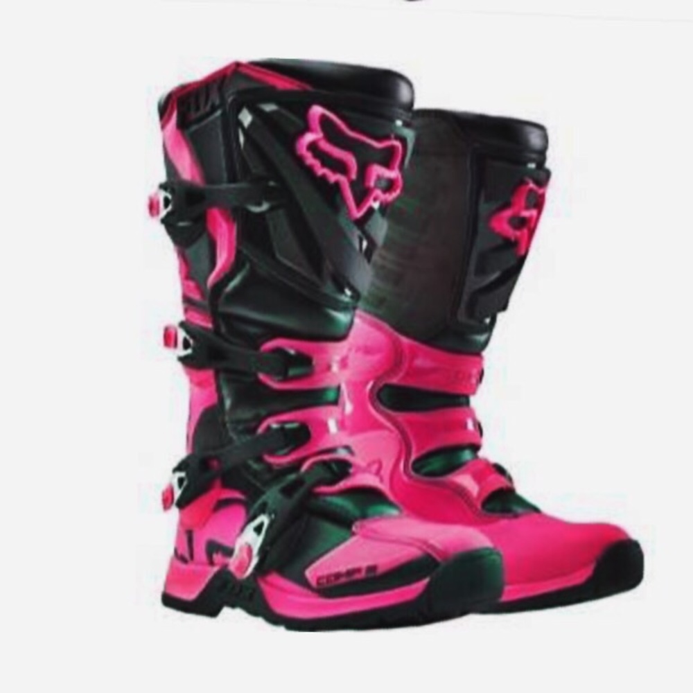 Fox Racing 2018 Comp 5 Womens Boots Black/Pink